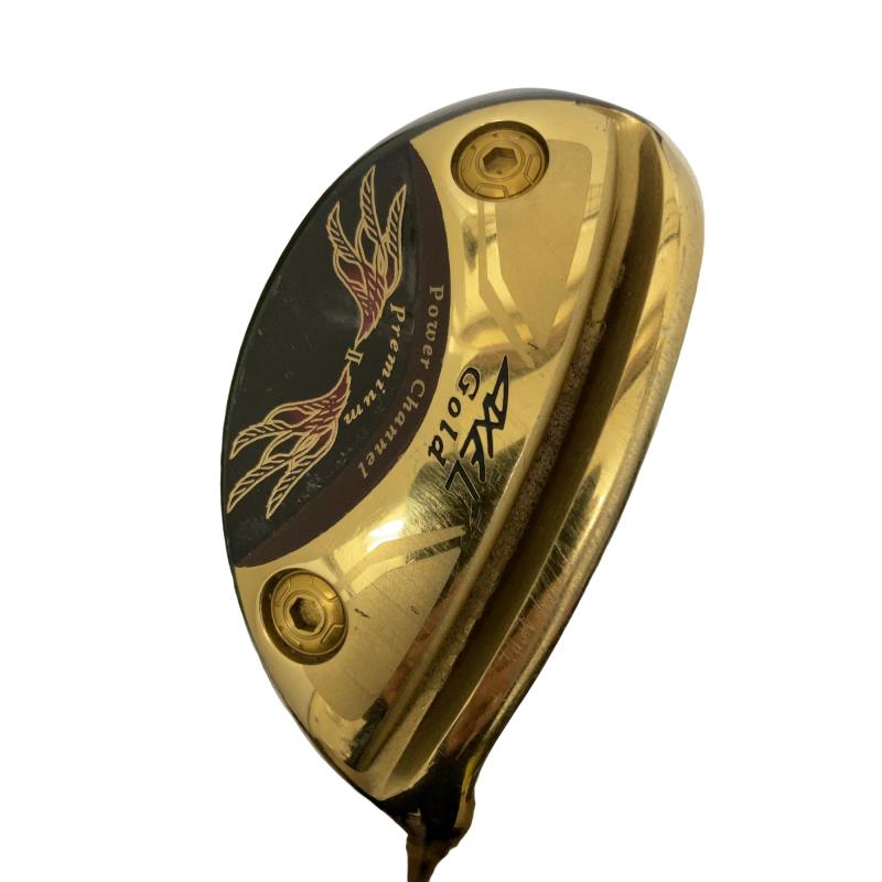 【中古】 つるや AXEL Gold Premium II U6 ユーティリティ UT AXEL Gold Premium II(ユーティリティ) (フレックスR) メンズ 男性用 右利き 右用 Dランク ゴルフクラブ