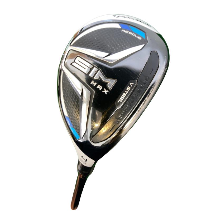 【中古】 テーラーメイド SIM MAX U4 ユーティリティ UT リシャフト (フレックスその他) メンズ 男性用 右利き 右用 Cランク ゴルフクラブ