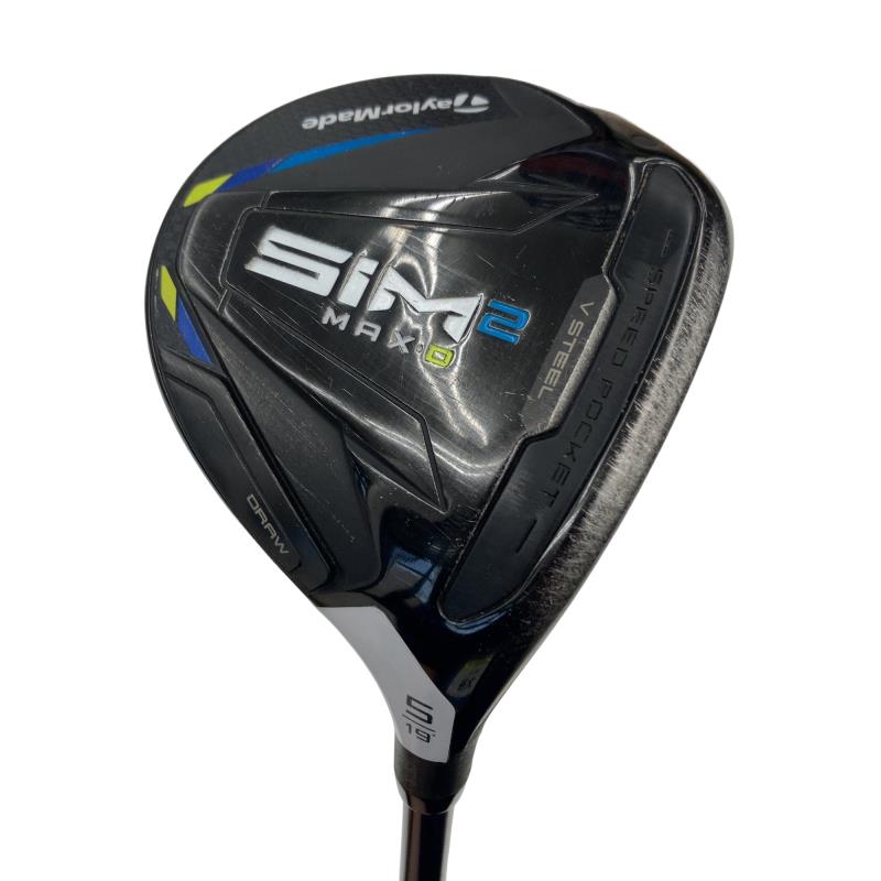 【中古】 テーラーメイド SIM2 MAX-D 5W フェアウェイウッド FW リシャフト (フレックスその他) メンズ 男性用 右利き 右用 Cランク ゴルフクラブ