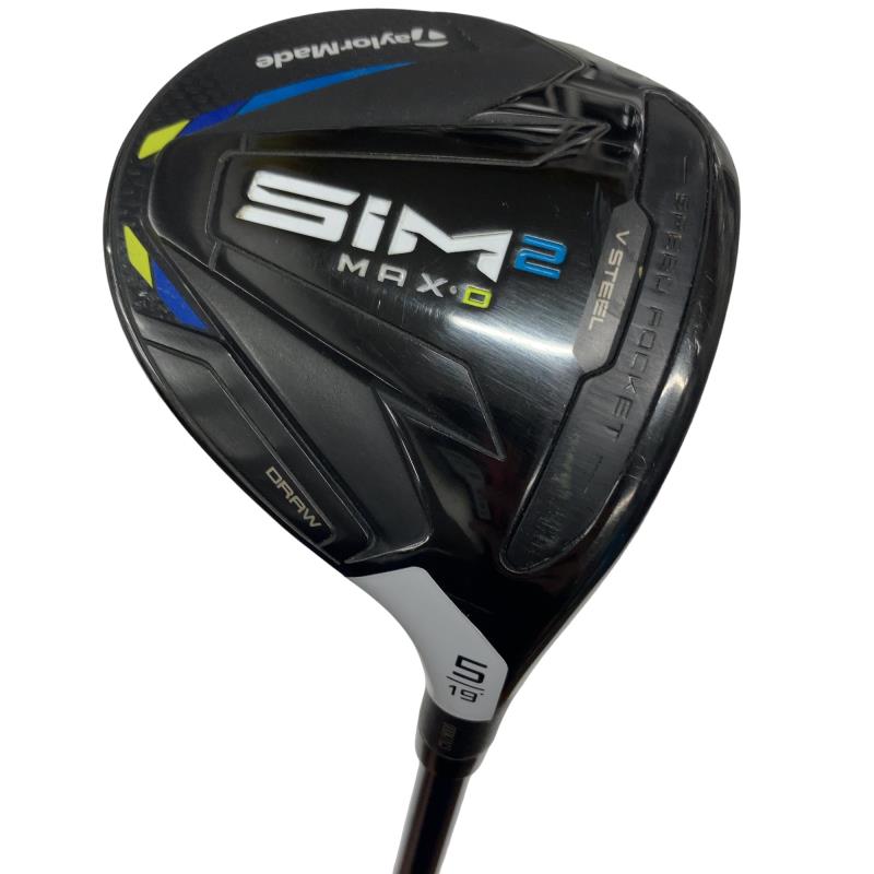 【中古】 テーラーメイド SIM2 MAX-D 5W フェアウェイウッド FW TENSEI BLUE TM50(SIM2 FW) (フレックスSR) メンズ 男性用 右利き 右用 Cランク ゴルフクラブ