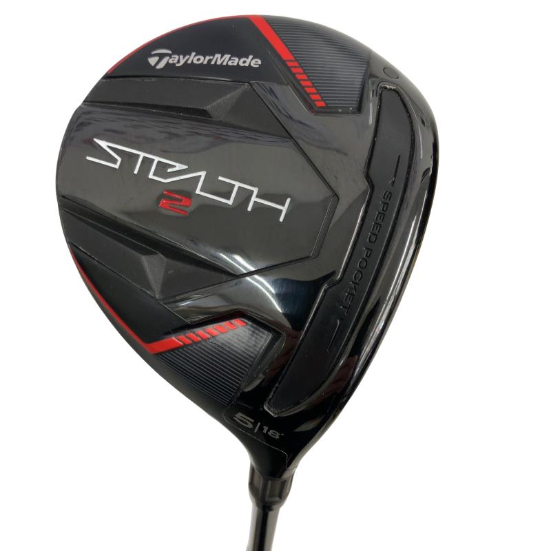 【中古】 テーラーメイド STEALTH2 5W フェアウェイウッド FW TENSEI RED TM50(STEALTH FW) (フレックスS) メンズ 男性用 右利き 右用 Cランク ゴルフクラブ