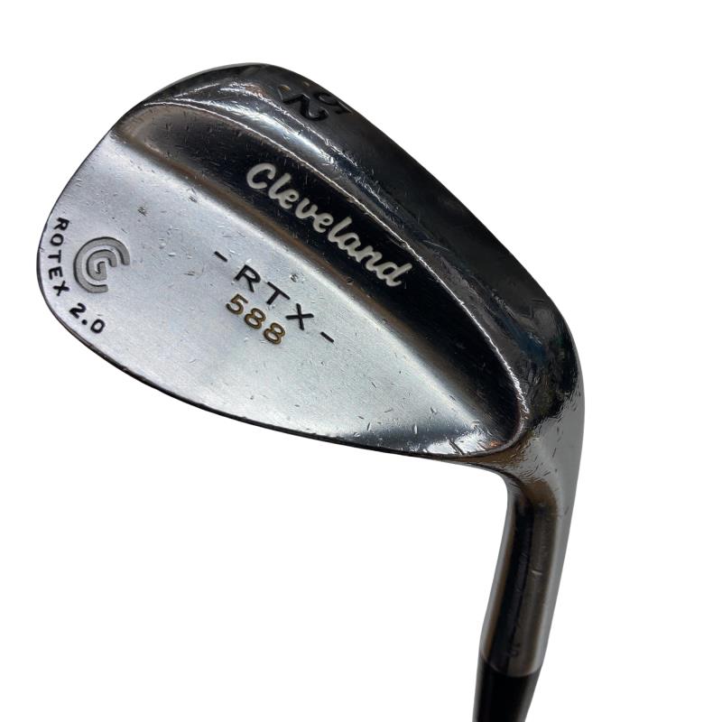 【中古】 クリーブランド Cleveland 588 RTX 2.0 ツアーサテン 52°/10° ウェッジ WG Dynamic Gold (フレックスS) メンズ 男性用 右利き 右用 Cランク ゴルフクラブ