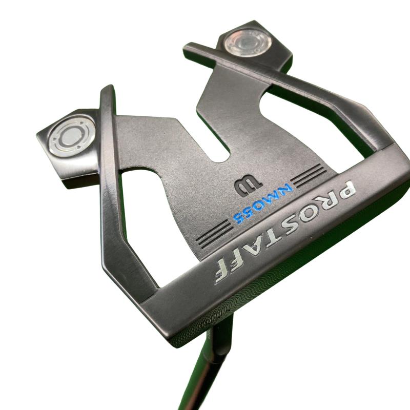 【中古】 ウィルソン PROSTAFF NM055 34in パター PT スチール写真 (フレックス余分の物) メンズ 成人男性用 右利き 右用 B価値づける ゴルフ野球クラブ