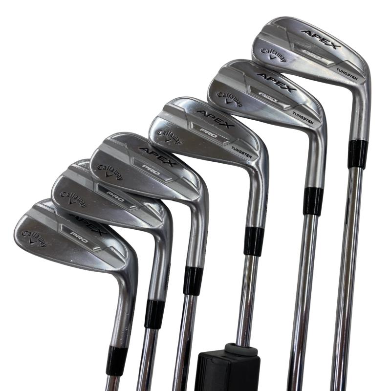 【中古】 キャロウェイ APEX PRO(2021) 6S アイアンセット IR Dynamic Gold (フレックスS) メンズ 男性用 右利き 右用 Cランク ゴルフクラブ