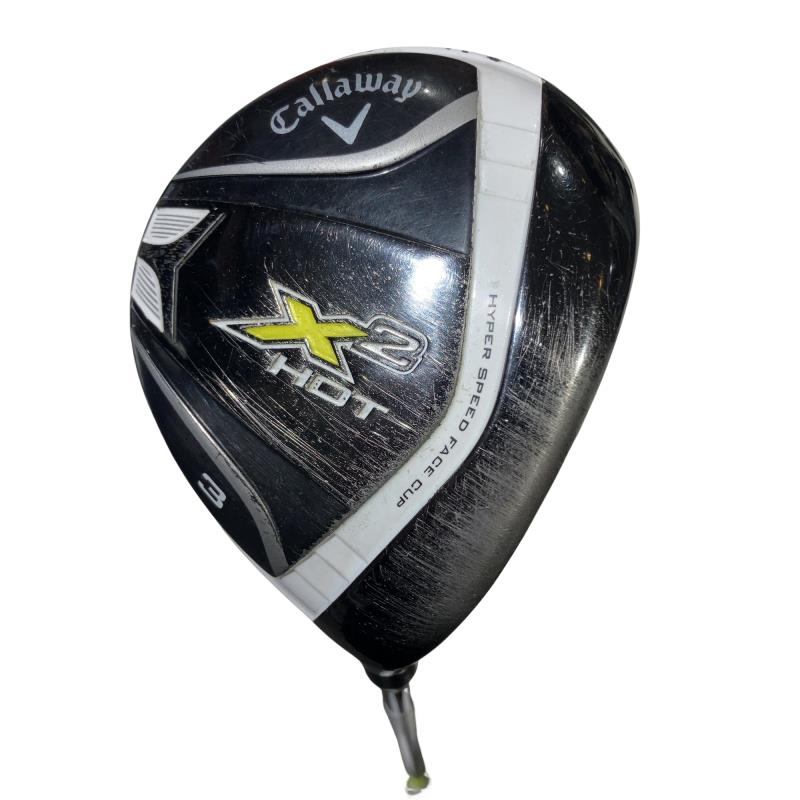 【中古】 キャロウェイ X2 HOT 3W フェアウェイウッド FW X2 HOT(フェアウェイ) (フレックスS) メンズ 男性用 右利き 右用 Cランク ゴルフクラブ