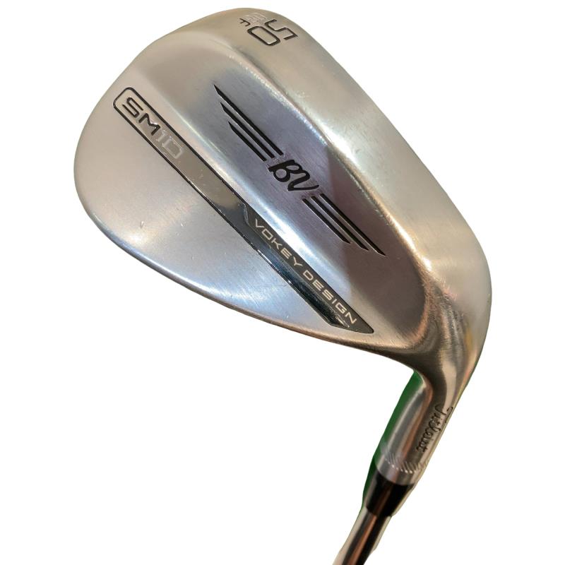 【中古】 タイトリスト VOKEY SPIN MILLED SM10 ツアークロム 50°/08°F ウェッジ WG Dynamic Gold (フレックスS) メンズ 男性用 右利き 右用 Bランク ゴルフクラブ|ゴルフパートナー 中古クラブ店