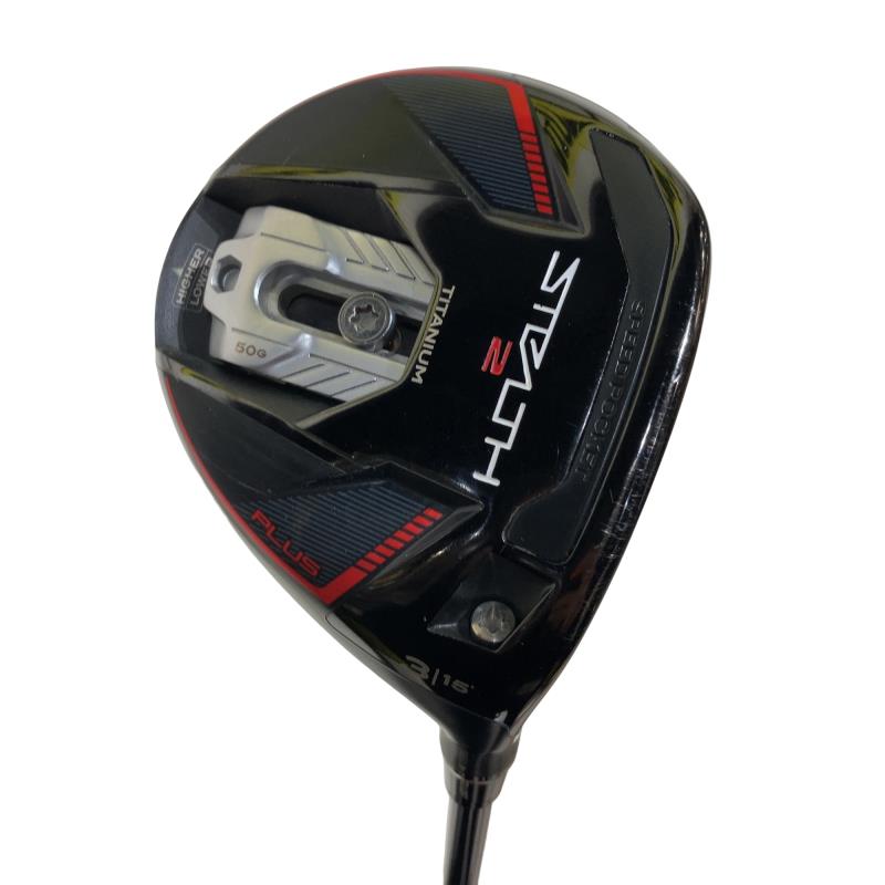 【中古】 テーラーメイド STEALTH2 PLUS 3W フェアウェイウッド FW Diamana TM50(FW) (フレックスSR) メンズ 男性用 右利き 右用 Cランク ゴルフクラブ