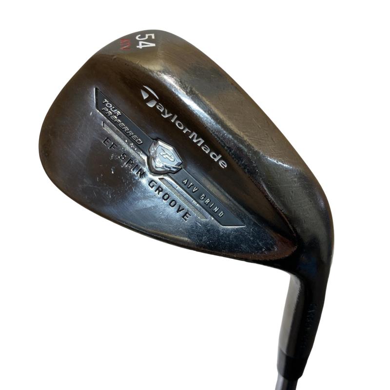 【中古】 テーラーメイド TOUR PREFERRED EF SPIN GROOVE(2016) スモーク 54°/ATV ウェッジ WG Dynamic Gold (フレックスS) メンズ 男性用 右利き 右用 Dランク ゴルフクラブ