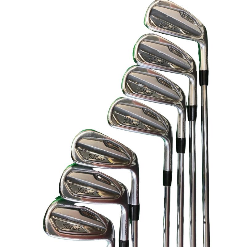 【中古】 タイトリスト Titleist T100 7S アイアンセット IR 純正特注シャフト (フレックスX) メンズ 男性用 右利き 右用 Cランク ゴルフクラブ