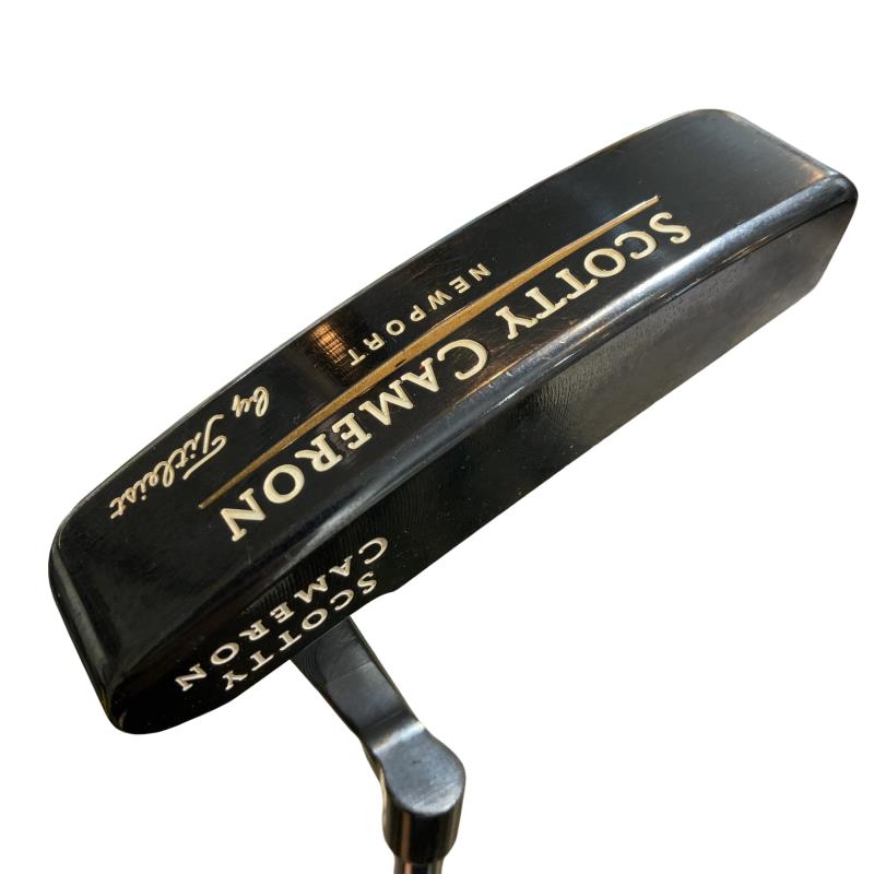 【中古】 タイトリスト SCOTTY CAMERON NEWPORT(火器青色) パター PT Micro Step (フレックス余分の物) メンズ 成人男性用 右利き 右用 C価値づける ゴルフ野球クラブ