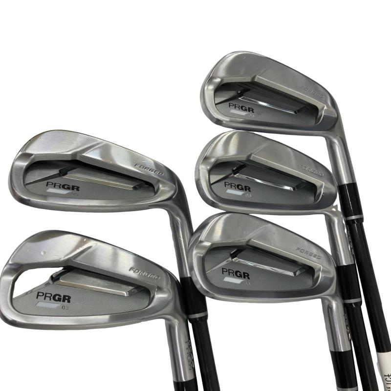 【中古】 プロギア PRGR 03 5S アイアンセット IR Diamana FOR PRGR(2022 IR) (フレックスR) メンズ 男性用 右利き 右用 Cランク ゴルフクラブ