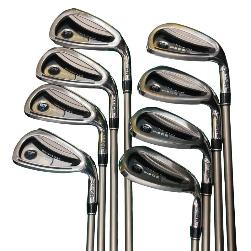 【中古】 プロギア GN 502 8S アイアンセット IR GN 502(アイアン) (フレックスS) メンズ 男性用 右利き 右用 Dランク ゴルフクラブ|ゴルフパートナー 中古クラブ店