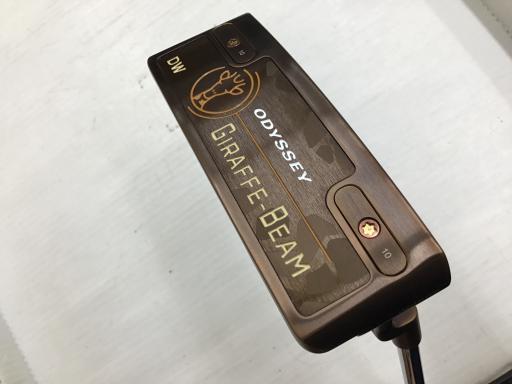 【中古】 オデッセイ GIRAFFE-BEAM DOUBLE WIDE 34in パター PT STROKE LAB 90 スチール写真 (フレックス余分の物) メンズ 成人男性用 右利き 右用 B序列付ける ゴルフ野球クラブ