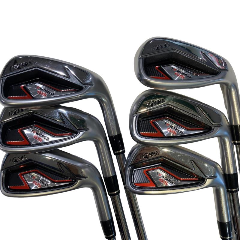 【中古】 本間ゴルフ TOUR WORLD GS 7S アイアン仕掛ける IR NS PRO ZELOS FOR T//WORLD (フレックスS) メンズ 成人男性用 右利き 右用 B序列付ける ゴルフ野球クラブ