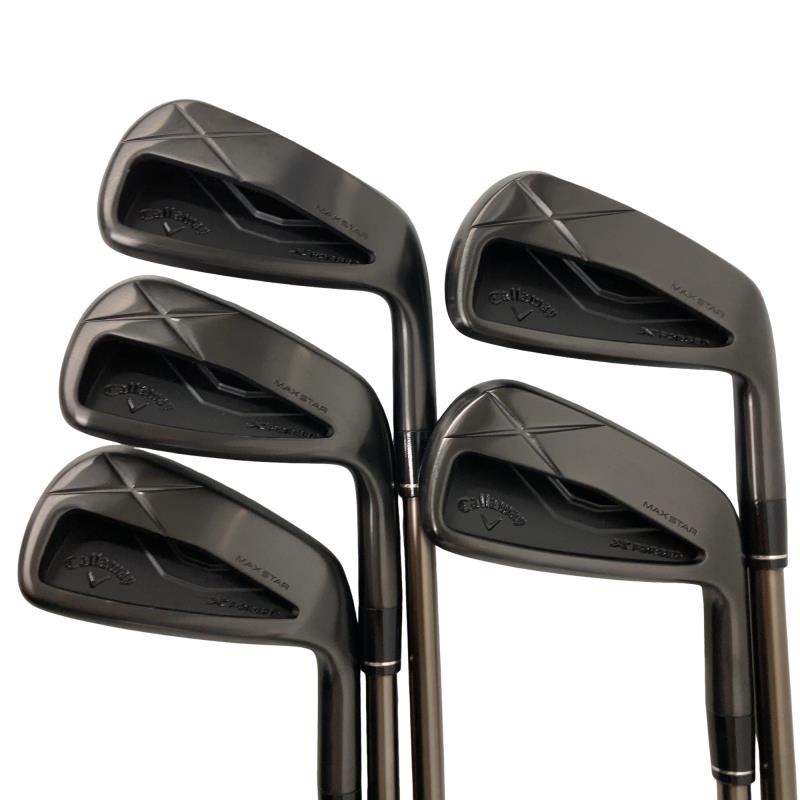 【中古】 キャロウェイ X FORGED MAX STAR(2025) BLACK 5S アイアンセット IR NS PRO 950GH neo (フレックスS) メンズ 男性用 右利き 右用 Cランク ゴルフクラブ|ゴルフパートナー 中古クラブ店