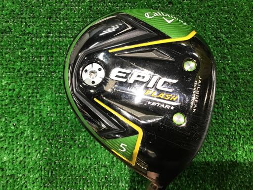 【中古】 キャロウェイ EPIC FLASH STAR  5W フェアウェイウッド FW 純然たる特注矢がら (フレックスS) メンズ 成人男性用 右利き 右用 C位置づける ゴルフ野球クラブ