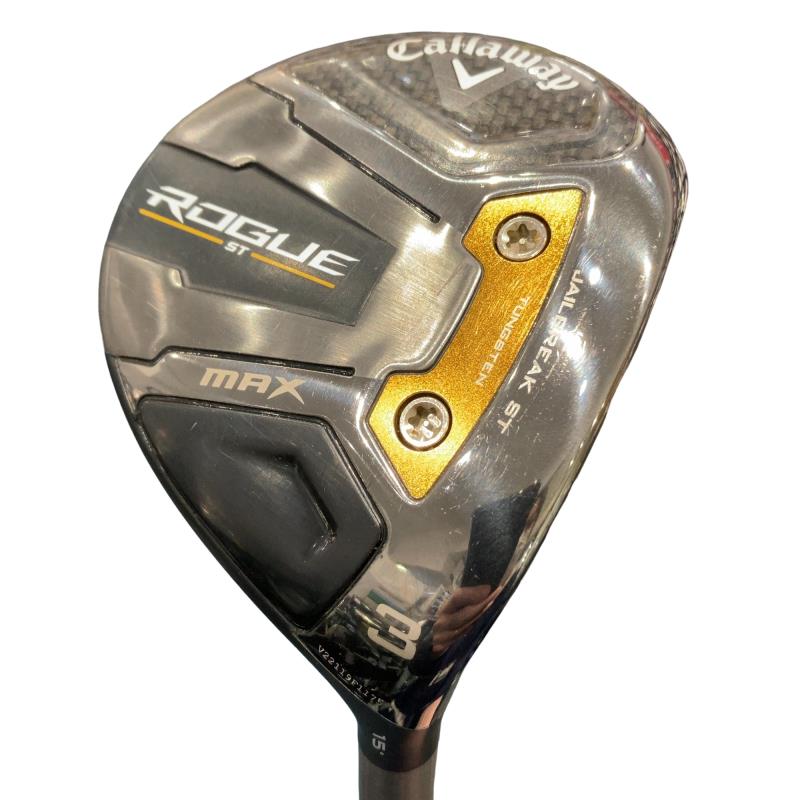 【中古】 キャロウェイ ROGUE ST MAX 3W フェアウェイウッド FW 純正特注シャフト (フレックスX) メンズ 男性用 右利き 右用 Cランク ゴルフクラブ
