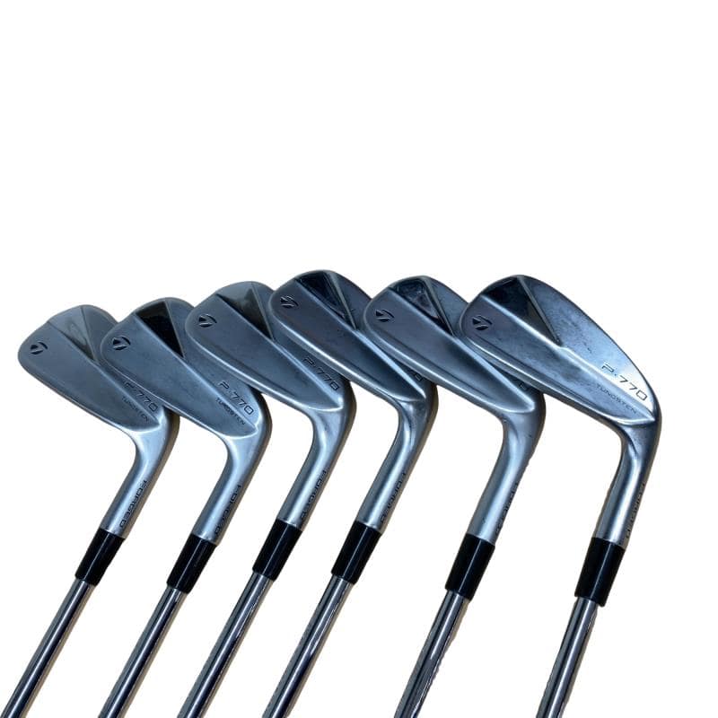 【中古】 テーラーメイド Taylor Made P・770(2023) 6S アイアンセット IR 純正特注シャフト (フレックスS) メンズ 男性用 右利き 右用 Cランク ゴルフクラブ