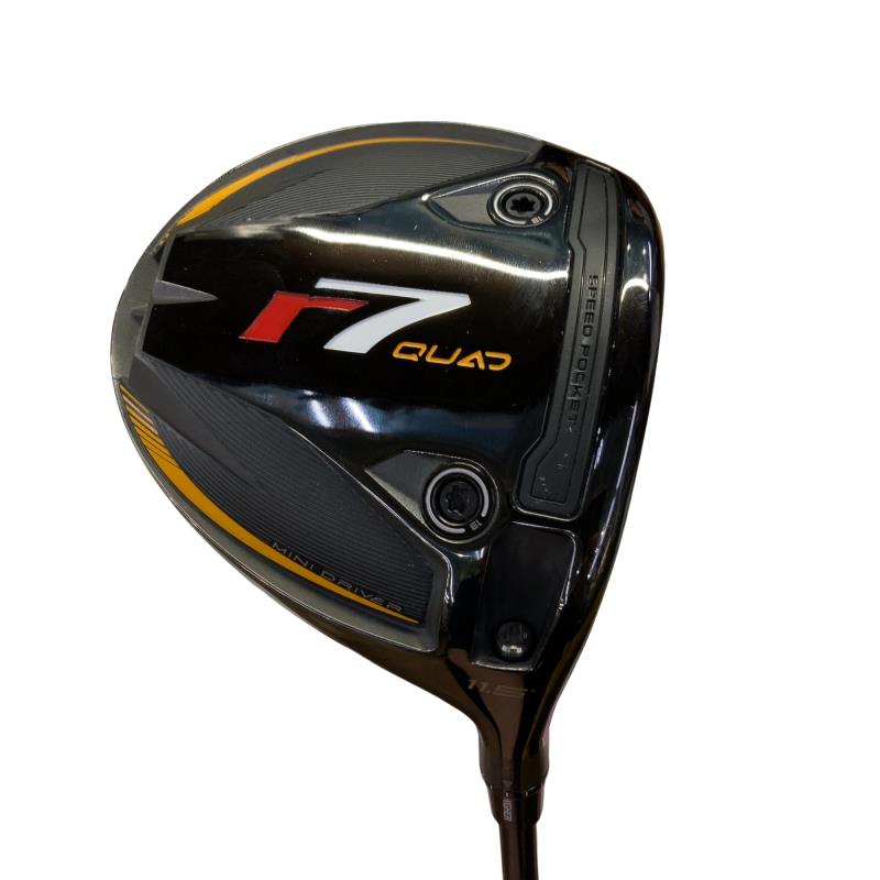 【中古】 テーラーメイド r7quad MINI DRIVER 11.5° ドライバー DR r7QMD Diamana SILVER TM55 (フレックスS) メンズ 男性用 右利き 右用 Bランク ゴルフクラブ
