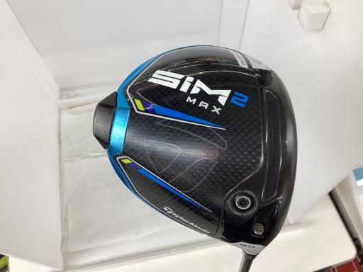 【中古】 テーラーメイド SIM2 MAX 9° ドライバー DR 純正特注シャフト (フレックスS) メンズ 男性用 右利き 右用 Cランク ゴルフクラブ