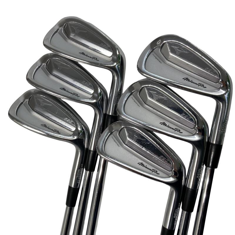 【中古】 ミズノ Mizuno Pro 520 6S アイアンセット IR 純正特注シャフト (フレックスS) メンズ 男性用 右利き 右用 Cランク ゴルフクラブ