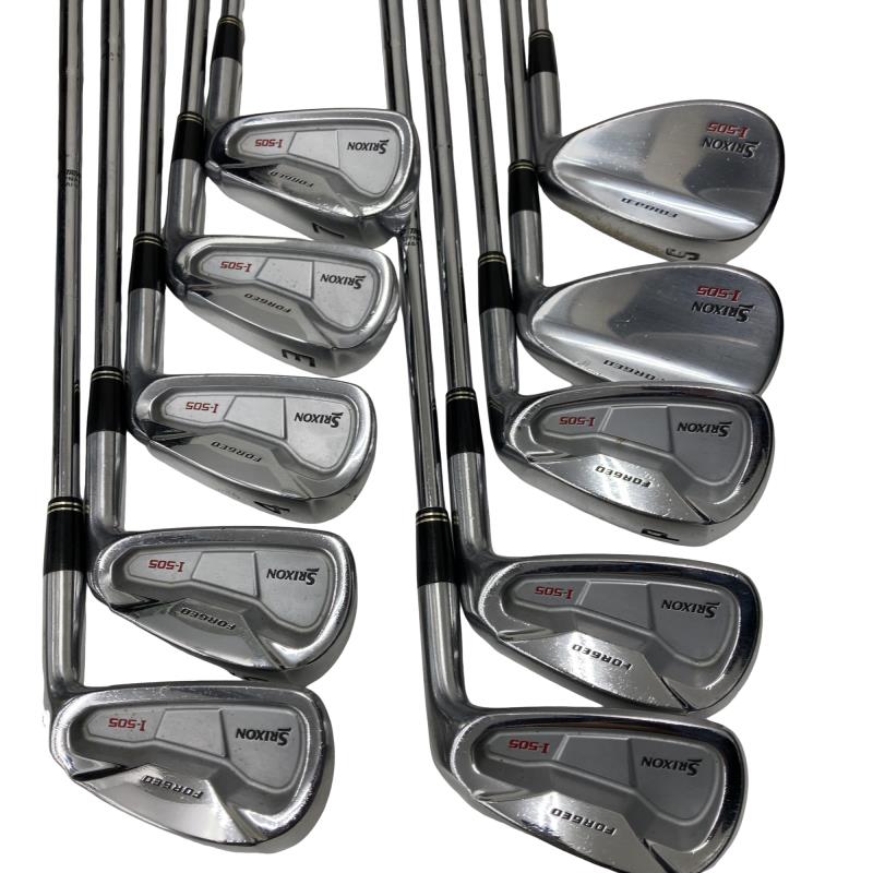 【中古】 ダンロップ SRIXON I-505 10S アイアンセット IR Dynamic Gold (フレックスX) メンズ 男性用 右利き 右用 Dランク ゴルフクラブ
