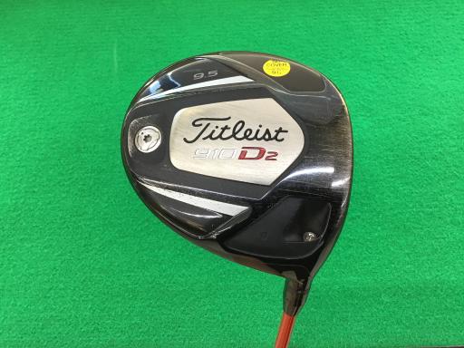 【中古】 タイトリスト 910 D2 9.5° ドライバー DR Tour AD DJ-6 (フレックスS) メンズ 男性用 右利き 右用 Cランク ゴルフクラブ
