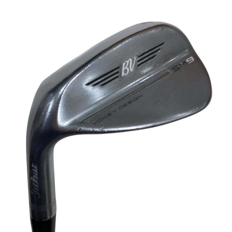 【中古】 タイトリスト VOKEY SPIN MILLED SM9 ツアークロム 46°/10°F レフティ ウェッジ WG BV 105 (フレックスその他) メンズ 男性用 左利き レフティ 左用 Cランク ゴルフクラブ