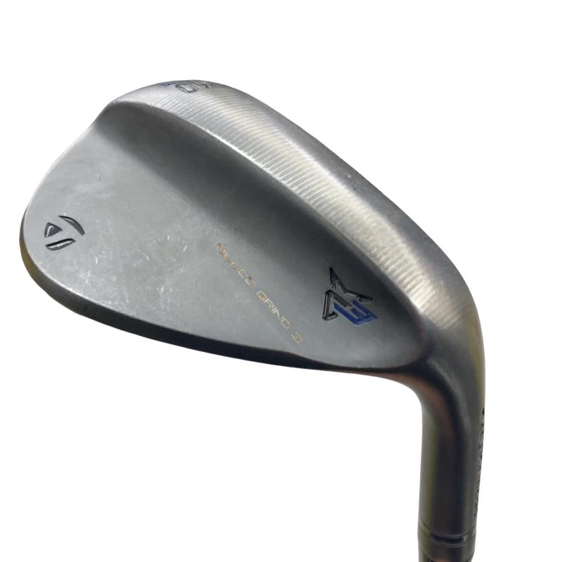 【中古】 テーラーメイド Taylor Made MILLED GRIND 3(ブラック) 60°/10° ウェッジ WG Dynamic Gold (フレックスS) メンズ 男性用 右利き 右用 Cランク ゴルフクラブ