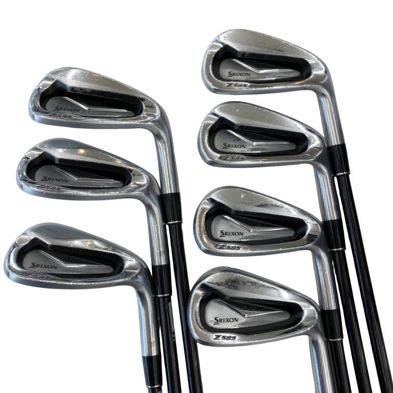 【中古】 ダンロップ SRIXON Z585 8S アイアン書き割り IR Miyazaki Mahana (フレックスR) メンズ 成人男性用 右利き 右用 C位置づける ゴルフ野球クラブ