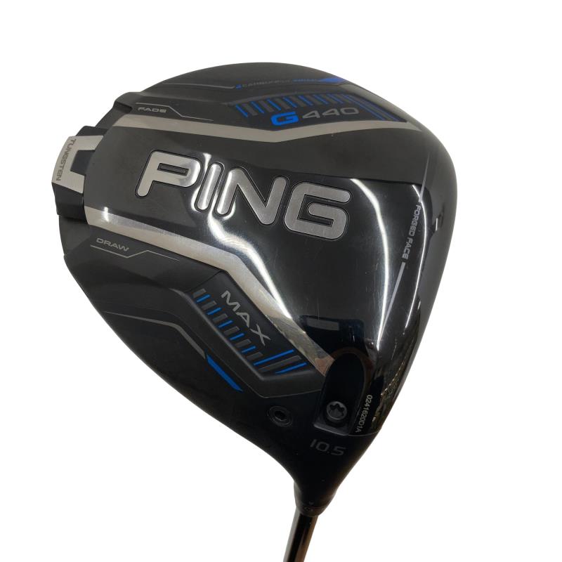 【中古】 ピン G440 MAX 10.5° １番ウッド DR PING TOUR 2.0 BLACK 65(DR) (フレックスX) メンズ 成人男性用 右利き 右用 C位置付ける ゴルフ野球クラブ ドライバー-メンズクラブ
