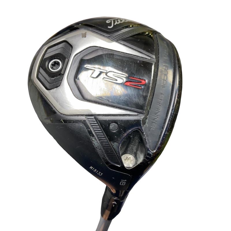 【中古】 タイトリスト TS2 18° フェアウェイウッド FW Titleist Speeder 519 EVOLUTION (フレックスS) メンズ 男性用 右利き 右用 Cランク ゴルフクラブ