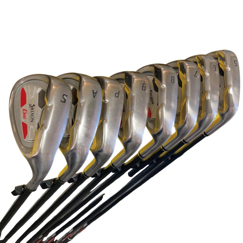 【中古】 ダンロップ SRIXON GiE  8S アイアン書き割り IR SV-3019J(アイアン) (フレックスS) メンズ 成人男性用 右利き 右用 C序列付ける ゴルフ野球クラブ