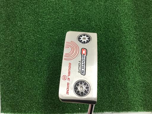 【中古】 オデッセイ O WORKS TOUR SILVER DOUBLE WIDE S 34インチ パター PT スチール (フレックスその他) メンズ 男性用 右利き 右用 Cランク ゴルフクラブ