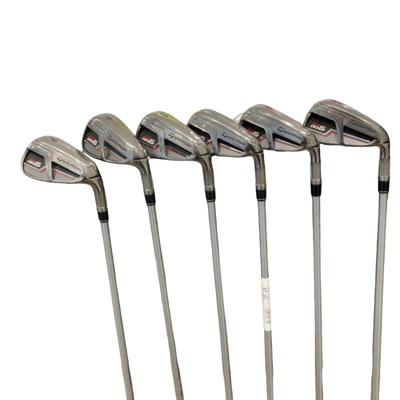 【中古】 テーラーメイド M6 6S アイアンセット IR FUBUKI TM6(2019 アイアン) (フレックスS) メンズ 男性用 右利き 右用 Cランク ゴルフクラブ