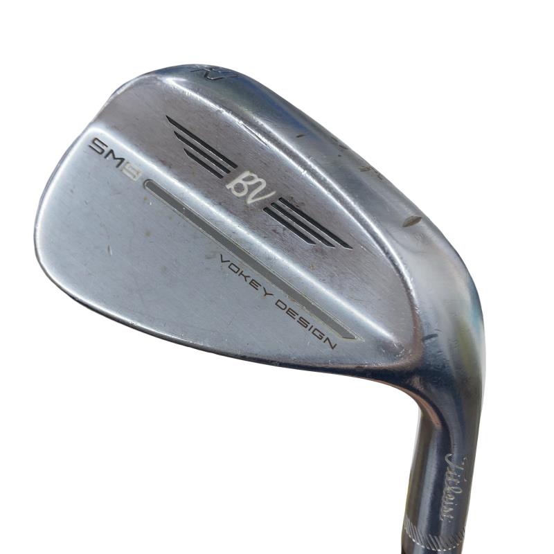 【中古】 タイトリスト VOKEY SPIN MILLED SM9 ツアークロム 52°/12°F ウェッジ WG BV 105 (フレックスその他) メンズ 男性用 右利き 右用 Cランク ゴルフクラブ