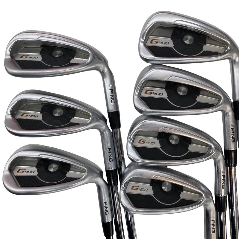 【中古】 ピン G400  8S アイアン仕掛ける IR PING AWT 2.0 LITE (フレックスR) メンズ 成人男性用 右利き 右用 C序列付ける ゴルフ野球クラブ