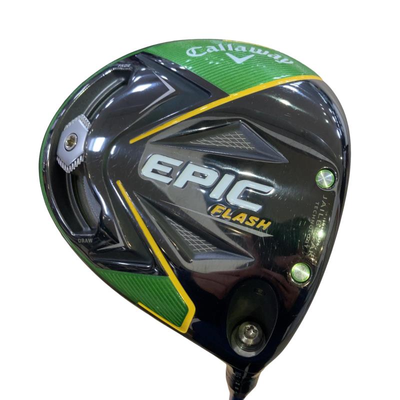 【中古】 キャロウェイ EPIC FLASH 10.5° ドライバー DR 純正特注シャフト (フレックスS) メンズ 男性用 右利き 右用 Cランク ゴルフクラブ