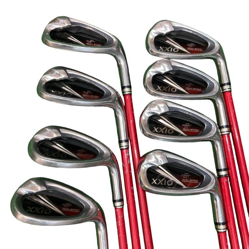 【中古】 ダンロップ XXIO(2014) 8S(赤いこと) アイアン仕掛ける IR XXIO MP800(アイアン)赤いこと (フレックスSR) メンズ 成人男性用 右利き 右用 D序列付ける ゴルフ野球クラブ