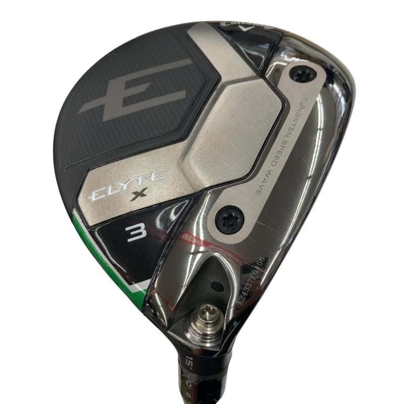 【中古】 キャロウェイ ELYTE X 3W フェアウェイウッド FW VENTUS GREEN 50 for CW(ELYTE FW) (フレックスS) メンズ 男性用 右利き 右用 Cランク ゴルフクラブ｜ゴルフパートナー 中古クラブ店