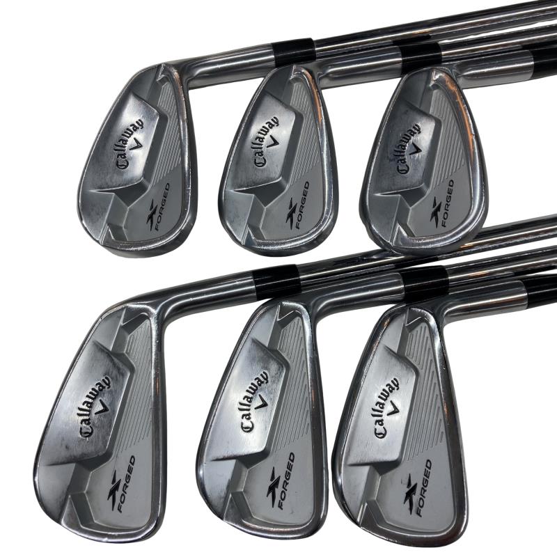 【中古】 キャロウェイ X FORGED STAR(2021) 6S アイアン仕掛ける IR NS PRO MODUS3 TOUR105 (フレックスS) メンズ 成人男性用 右利き 右用 C価値づける ゴルフ野球クラブ