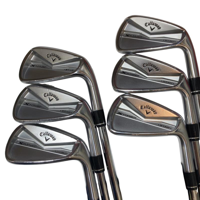 【中古】 キャロウェイ X FORGED STAR(2024) 6S アイアンセット IR NS PRO MODUS3 TOUR105 (フレックスS) メンズ 男性用 右利き 右用 Cランク ゴルフクラブ