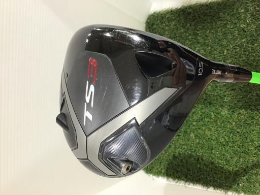 【中古】 タイトリスト TS3 10.5° ドライバー DR 純正特注シャフト (フレックスS) メンズ 男性用 右利き 右用 Cランク ゴルフクラブ