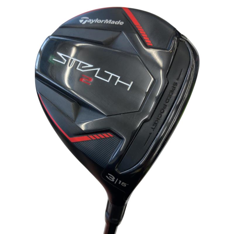 【中古】 テーラーメイド STEALTH2 3W フェアウェイウッド FW TENSEI RED TM50(STEALTH FW) (フレックスR) メンズ 男性用 右利き 右用 Cランク ゴルフクラブ