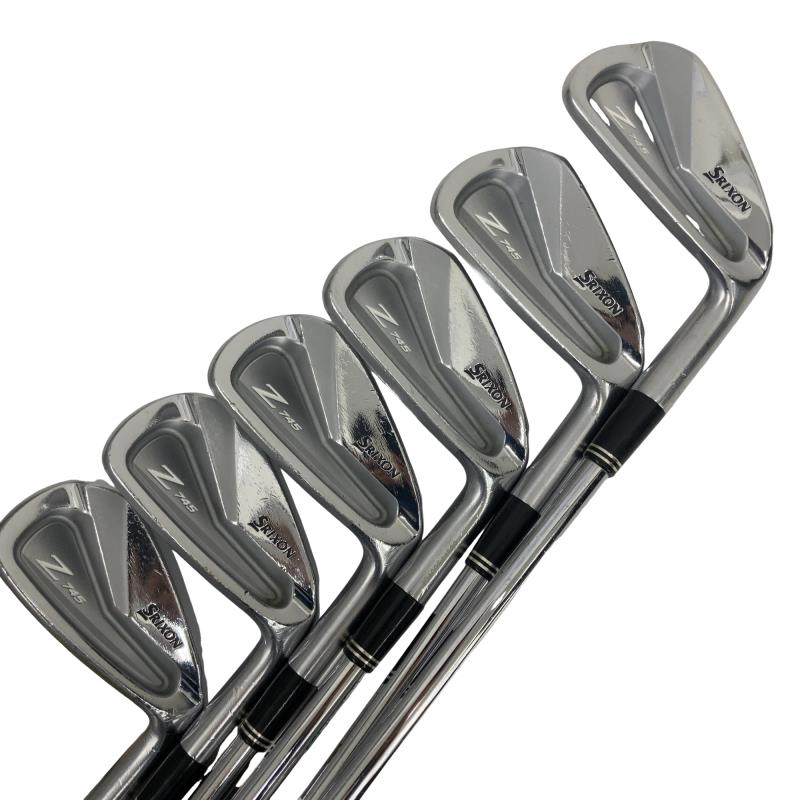 【中古】 ダンロップ SRIXON Z745 6S アイアンセット IR Dynamic Gold (フレックスS) メンズ 男性用 右利き 右用 Dランク ゴルフクラブ