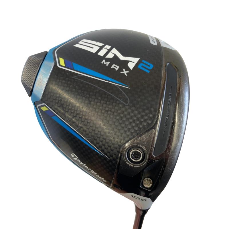 【中古】 テーラーメイド SIM2 MAX 10.5° ドライバー DR リシャフト (フレックスその他) メンズ 男性用 右利き 右用 Cランク ゴルフクラブ