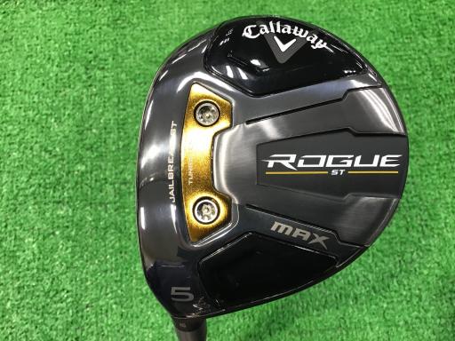 【中古】 キャロウェイ ROGUE ST MAX 5W レフティ フェアウェイウッド FW VENTUS 5 for CW(ROGUE ST FW) (フレックスSR) メンズ 男性用 左利き レフティ 左用 Dランク ゴルフクラブ