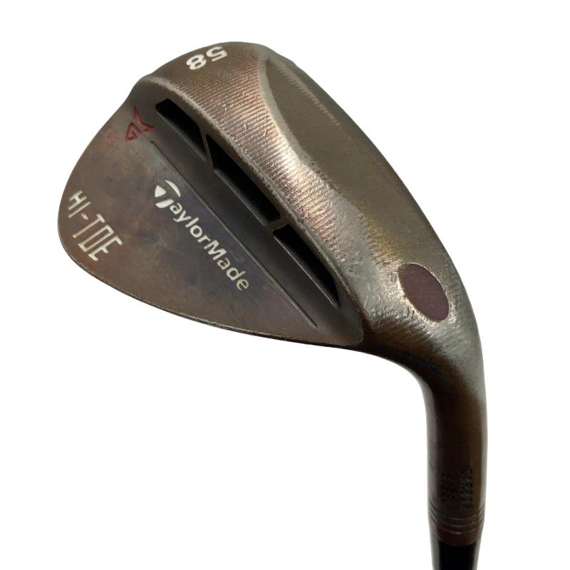 【中古】 仕立て屋お手伝いさん Taylor Made MILLED GRIND HI-TOE 58° ウェッジ WG 純然たる特注矢がら (フレックスS) メンズ 成人男性用 右利き 右用 C位置づける ゴルフ野球クラブ