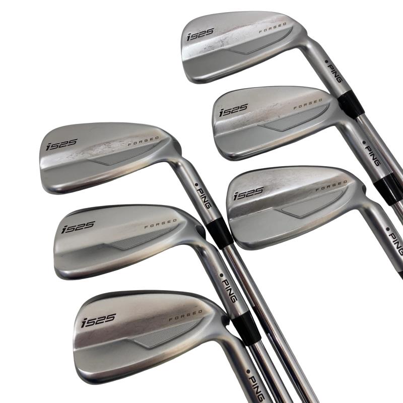 【中古】 ピン i525 7S アイアンセット IR PING AWT 2.0 LITE (フレックスS) メンズ 男性用 右利き 右用 Cランク ゴルフクラブ