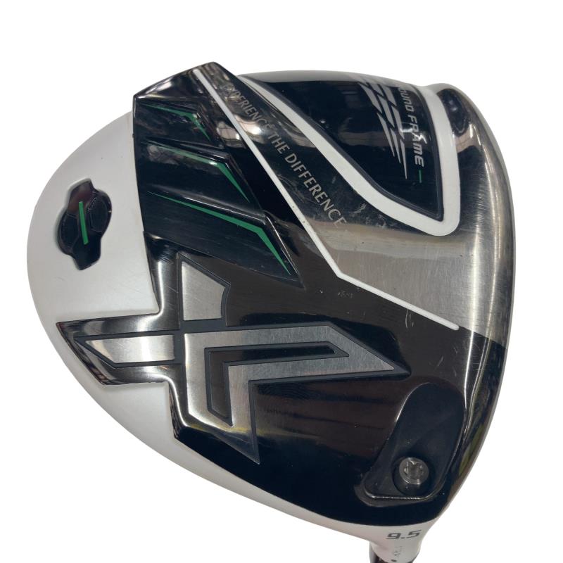 【中古】 ダンロップ XXIO(2022) eks ホワイト 9.5° ドライバー DR Miyazaki AX-2(DR) (フレックスS) メンズ 男性用 右利き 右用 Cランク ゴルフクラブ